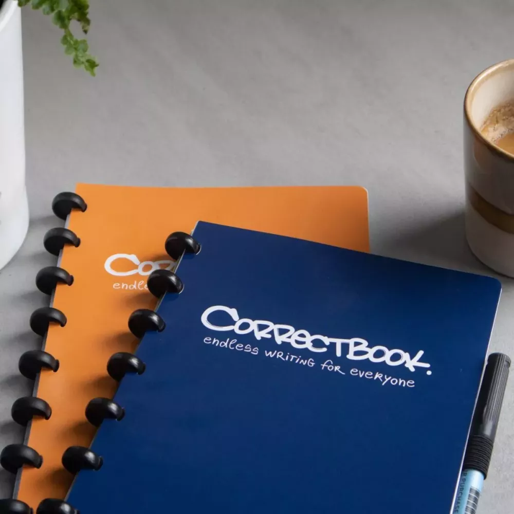 Correctbook | A5 | 40 pagina's gelinieerd | Blauw