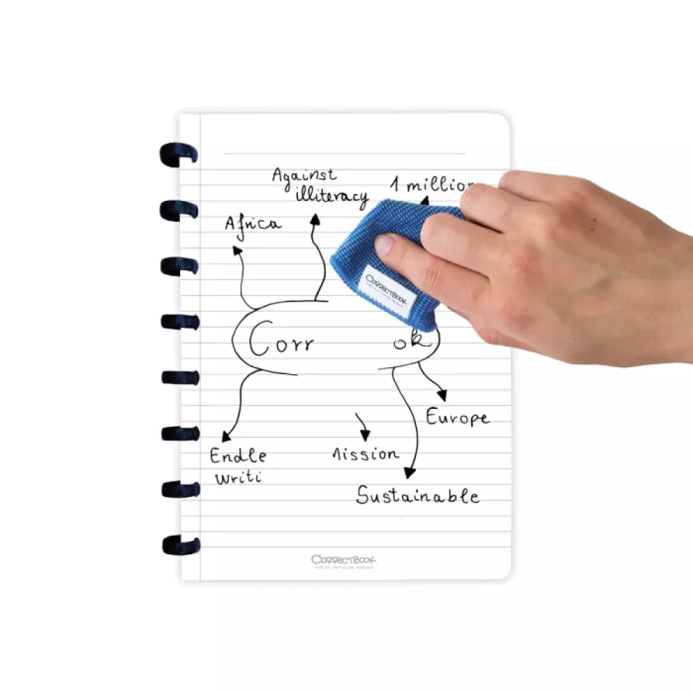 Correctbook | A5 | 40 pagina's gelinieerd | Blauw