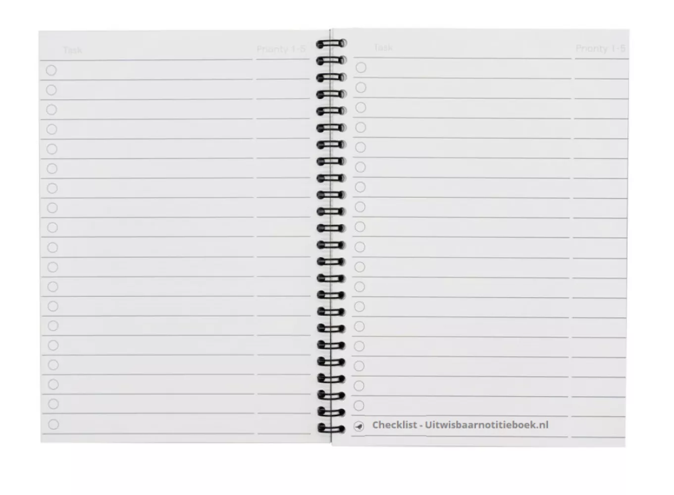 Uitwisbaar Notitieboek A5 | Met eigen logo | Softcover | V.a. 25 stuks